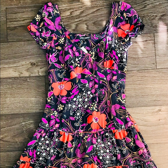 SOLD**Betsy Johnson Floral Dress - Picture 2 of 5